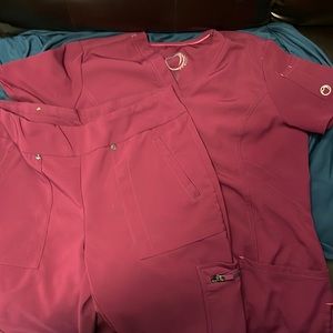 Women’s Scrubs, brand scrubletic, size medium, color magenta
